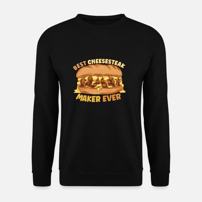 Cheesesteak Cheesesteak Rolls Philly Cheesesteak - Unisex Sweatshirt - black