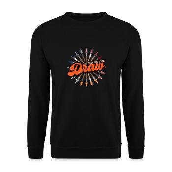 Artiste Peinture Peintre Art Couleur Art Professeur - Sweat-shirt Unisexe - noir - Devant - Alina (178cm) & Michal (187cm)