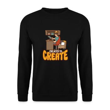 Artiste Peinture Peintre Art Couleur Art Professeur - Sweat-shirt Unisexe - noir - Devant - Alina (178cm) & Michal (187cm)