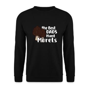 Morels Mushroom Picker Mushroom Farmer Mushroom - Sweat-shirt Unisexe - noir - Devant - Alina (178cm) & Michal (187cm)