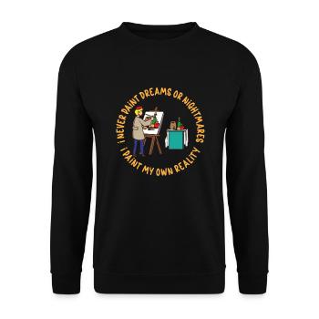 Artiste Peinture Peintre Art Couleur Art Professeur - Sweat-shirt Unisexe - noir - Devant - Alina (178cm) & Michal (187cm)
