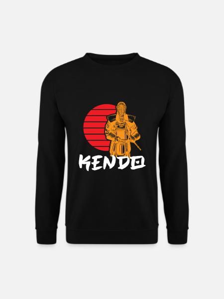 Kendo Japon Samouraï Karaté Kenjutsu Arts Martiaux - Sweat-shirt Unisexe - noir