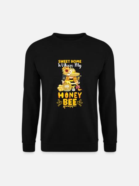 Apiculteur Gnomes Gnome Amant Drôle Gnome Abeille à miel - Sweat-shirt Unisexe - noir
