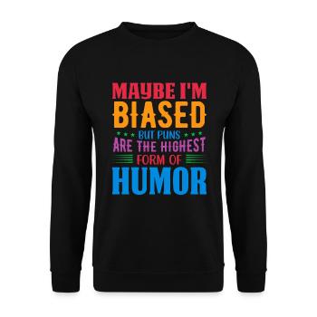 Bisexual Pride Bi Lgbtq Bisexuality Queer - Sweat-shirt Unisexe - noir - Devant - Alina (178cm) & Michal (187cm)