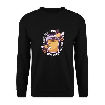 Honey Bee Beekeeping Beekeeper Honeybee Beekeeping - Unisex Pullover - Schwarz - Vorne - Alina (178cm) & Michal (187cm)