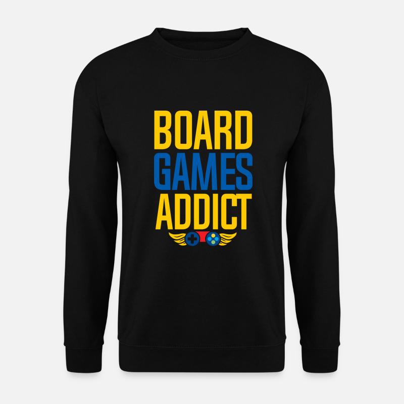 Board Games Addict - Brettspiele - Unisex Pullover - Schwarz