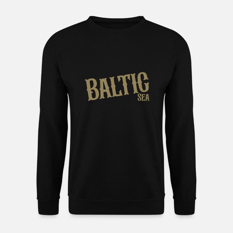 Baltic Sea in edlem Look - Unisex Pullover - Schwarz