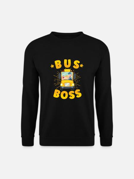 Schulbusfahrer Sei Nett Zum Schulbusfahrer - Unisex Pullover - Schwarz