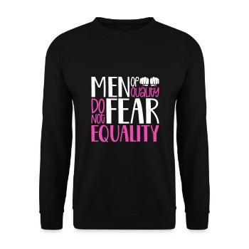 Féminisme Le pouvoir des femmes pro-choix Pro Avortement - Sweat-shirt Unisexe - noir - Devant - Alina (178cm) & Michal (187cm)