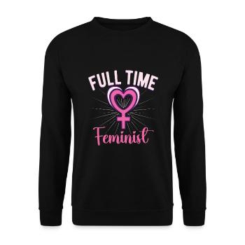 Féminisme Le pouvoir des femmes pro-choix Pro Avortement - Sweat-shirt Unisexe - noir - Devant - Alina (178cm) & Michal (187cm)