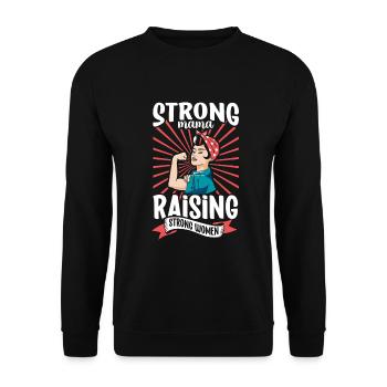 Féminisme Le pouvoir des femmes pro-choix Pro Avortement - Sweat-shirt Unisexe - noir - Devant - Alina (178cm) & Michal (187cm)