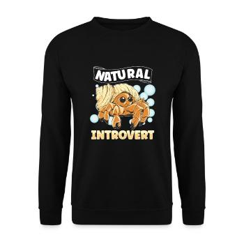 Hermit Crab Crabbing Crab Whisperer Crab Hunting - Unisex Pullover - Schwarz - Vorne - Alina (178cm) & Michal (187cm)