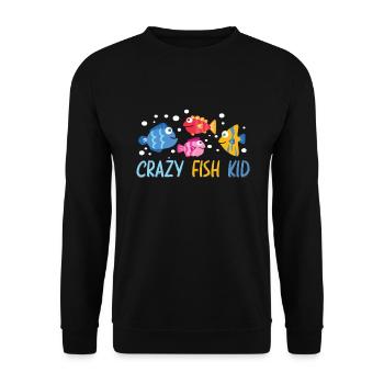 Aquaristik Aquarium Keeper Fishkeeper - Unisex Pullover - Schwarz - Vorne - Alina (178cm) & Michal (187cm)