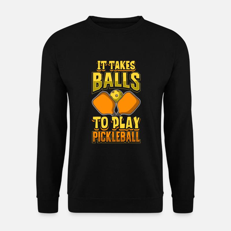 Pickleball Player Pickleball Paddle Pickleball - Unisex Sweatshirt - black