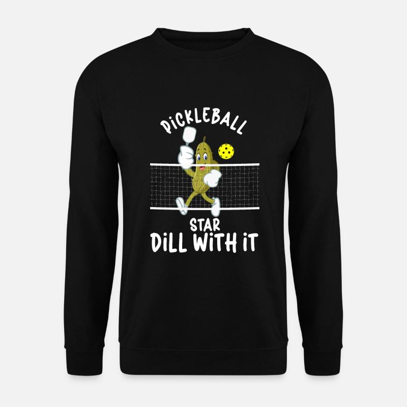 Pickleball Player Pickleball Paddle Pickleball - Unisex Pullover - Schwarz