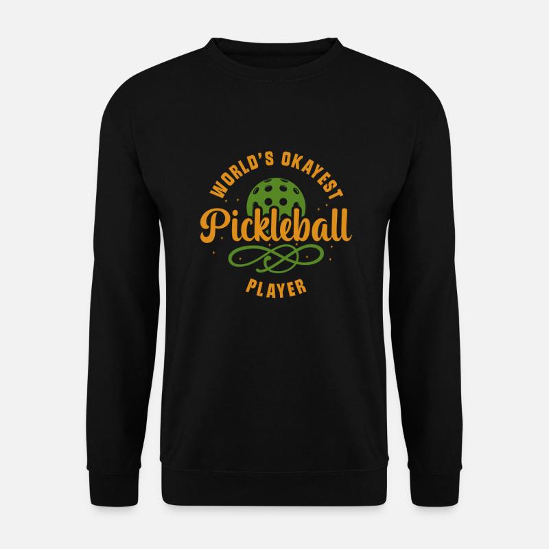 Pickleball Player Pickleball Paddle Pickleball - Unisex Sweatshirt - black