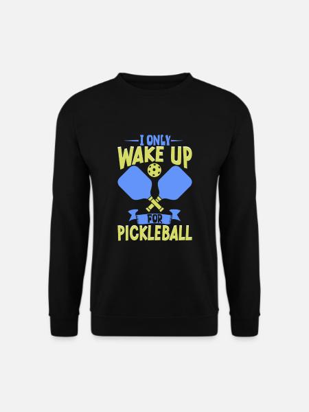 Pickleball Player Pickleball Paddle Pickleball - Unisex Pullover - Schwarz