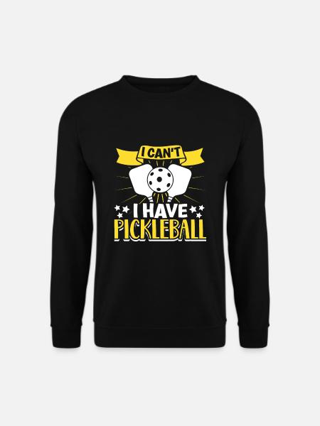 Pickleball Player Pickleball Paddle Pickleball - Unisex Pullover - Schwarz