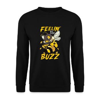 Honey beekeeping Beekeepers Honey bee apiary - Unisex Sweatshirt - black - Front - Alina (178cm) & Michal (187cm)