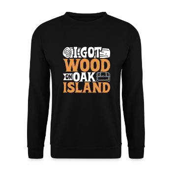 Oak Island / Treasure Hunting Oak Island Mystery - Unisex Pullover - Schwarz - Vorne - Alina (178cm) & Michal (187cm)