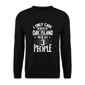 Oak Island / Treasure Hunting Oak Island Mystery - Unisex Pullover - Schwarz - Vorne - Alina (178cm) & Michal (187cm)