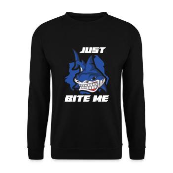 Shark Ocean Predator Scuba Diver Plongée sous-marine - Sweat-shirt Unisexe - noir - Devant - Alina (178cm) & Michal (187cm)