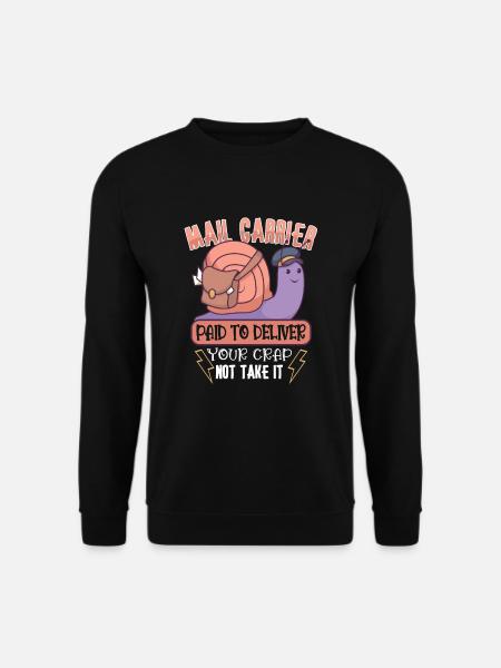 Postman Postlady Postman Post - Unisex Sweatshirt - black