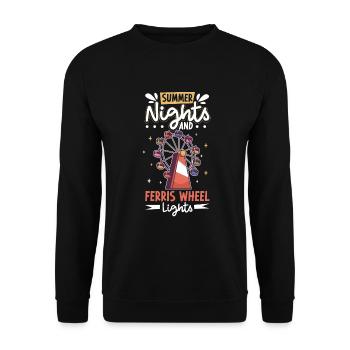 Circus Arts Circus Artists Event Staff - Unisex Sweatshirt - black - Front - Alina (178cm) & Michal (187cm)