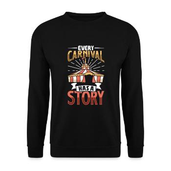 Circus Arts Circus Artists Event Staff - Unisex Sweatshirt - black - Front - Alina (178cm) & Michal (187cm)