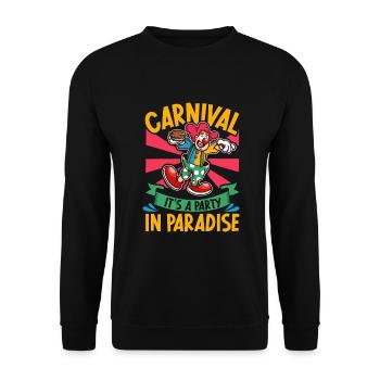 Circus Arts Circus Artists Event Staff - Unisex Sweatshirt - black - Front - Alina (178cm) & Michal (187cm)