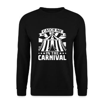 Circus Arts Circus Artists Event Staff - Unisex Sweatshirt - black - Front - Alina (178cm) & Michal (187cm)