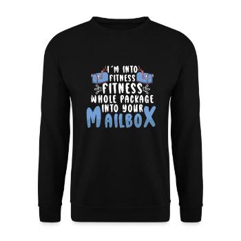 Athlétisme Athlétisme Coureurs Course Cadeau - Sweat-shirt Unisexe - noir - Devant - Alina (178cm) & Michal (187cm)
