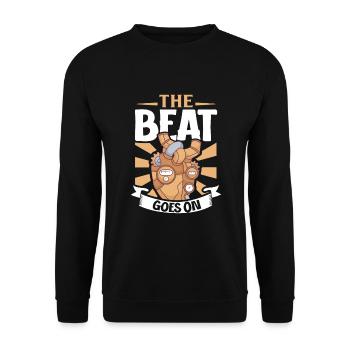 Heart Attack Open Heart Surgery Heart Surgery Gift - Unisex Sweatshirt - black - Front - Alina (178cm) & Michal (187cm)