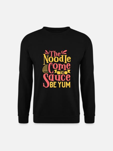Atheistic Atheism Flying Spaghetti - Unisex Sweatshirt - black