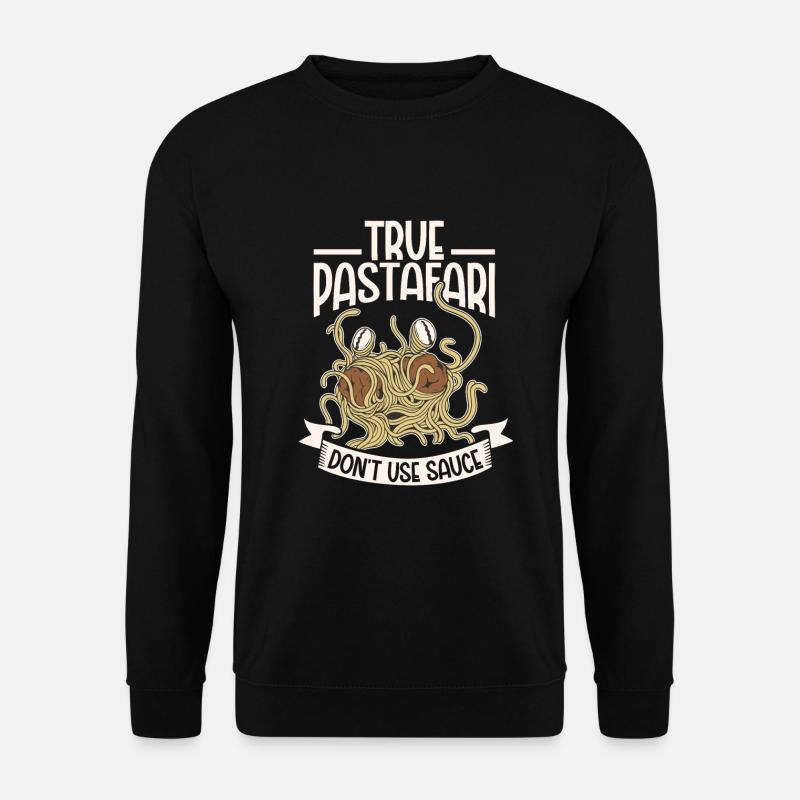 Atheistic Atheism Flying Spaghetti - Unisex Sweatshirt - black