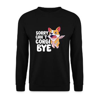 Chien/chiot : juste une fille qui aime les chiots - Sweat-shirt Unisexe - noir - Devant - Alina (178cm) & Michal (187cm)
