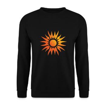 Tarot Sun Sun Summer Family Holidays on the Beach - Unisex Sweatshirt - black - Front - Alina (178cm) & Michal (187cm)