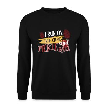 True Crime Murder Spy Crime Intérêt Idée cadeau - Sweat-shirt Unisexe - noir - Devant - Alina (178cm) & Michal (187cm)