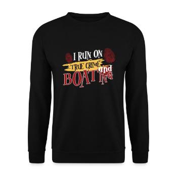 True Crime Murder Spy Crime Intérêt Idée cadeau - Sweat-shirt Unisexe - noir - Devant - Alina (178cm) & Michal (187cm)