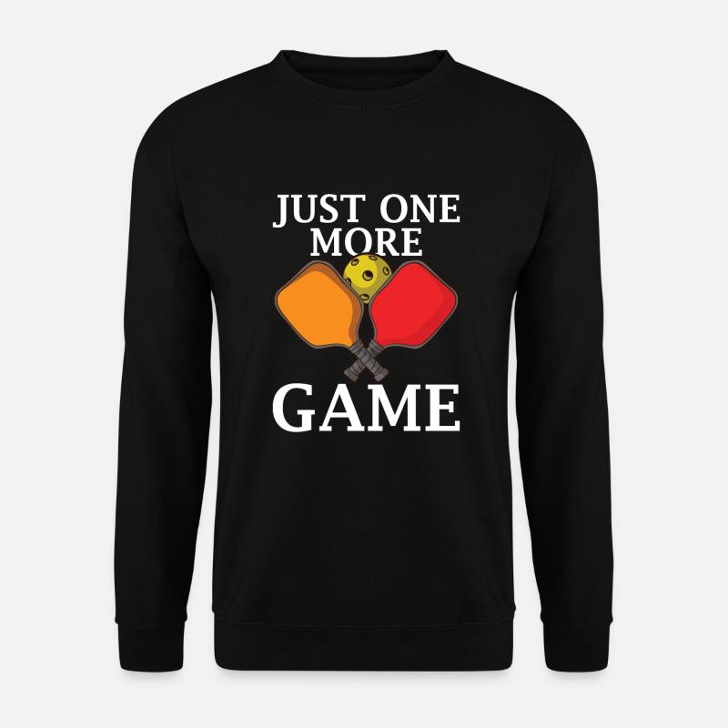 Pickleball Player Pickleball Paddle Pickleball - Unisex Pullover - Schwarz