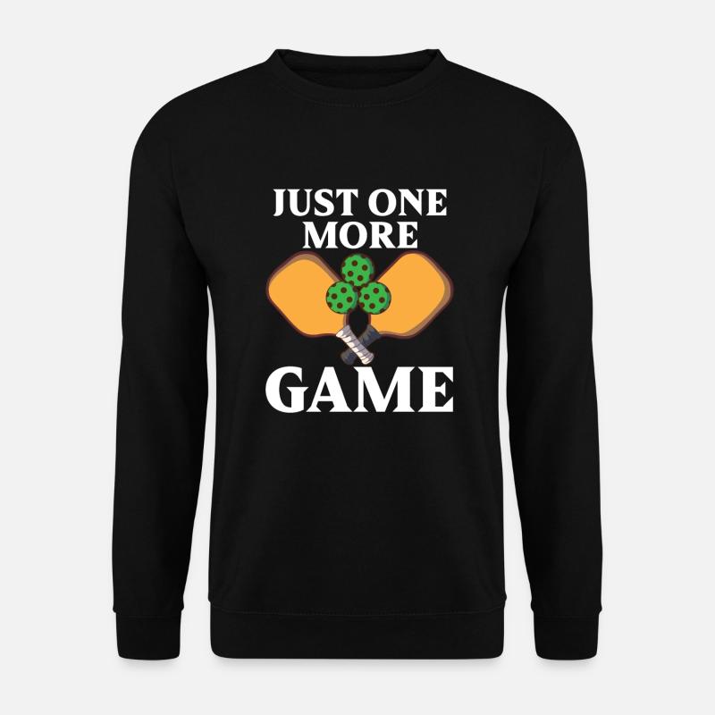 Pickleball Player Pickleball Paddle Pickleball - Unisex Pullover - Schwarz