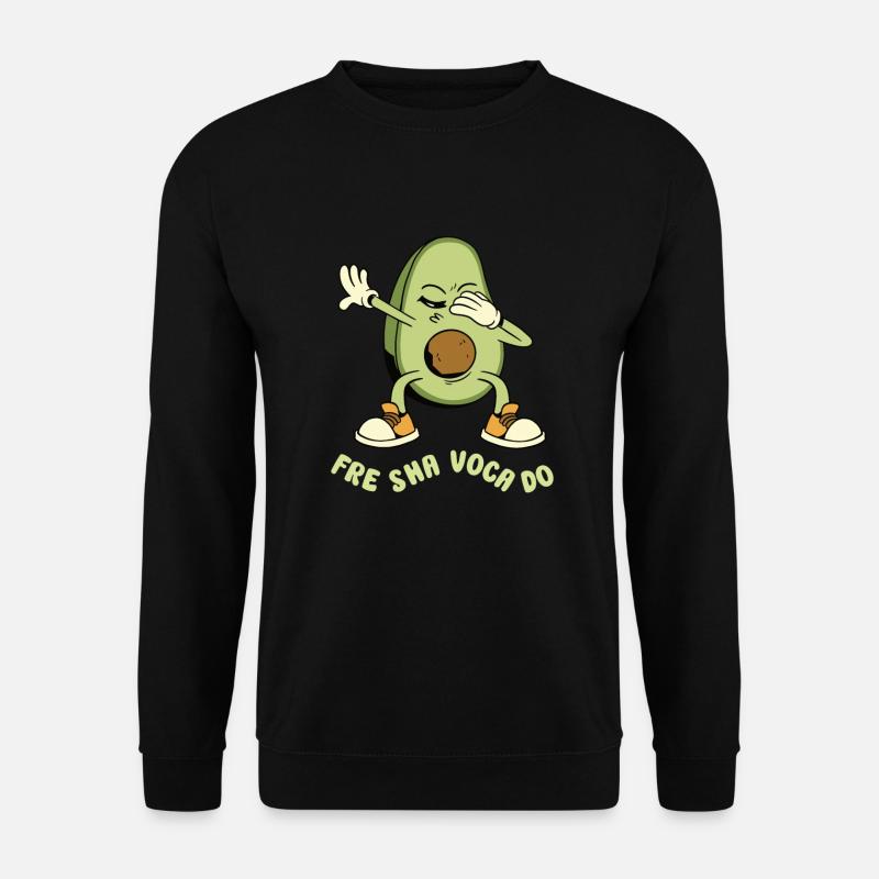 funny Avocado avocado pun avocado lover - Unisex Pullover - Schwarz