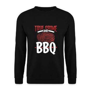 True Crime Murder Spy Crime Intérêt Idée cadeau - Sweat-shirt Unisexe - noir - Devant - Alina (178cm) & Michal (187cm)