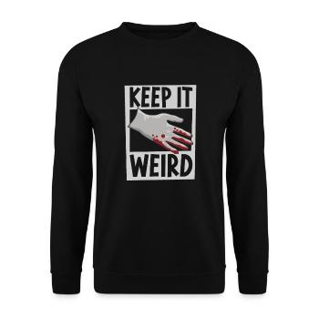 True Crime Murder Spy Crime Intérêt Idée cadeau - Sweat-shirt Unisexe - noir - Devant - Alina (178cm) & Michal (187cm)