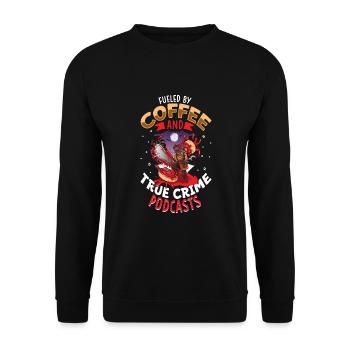 True Crime Murder Spy Crime Intérêt Idée cadeau - Sweat-shirt Unisexe - noir - Devant - Alina (178cm) & Michal (187cm)