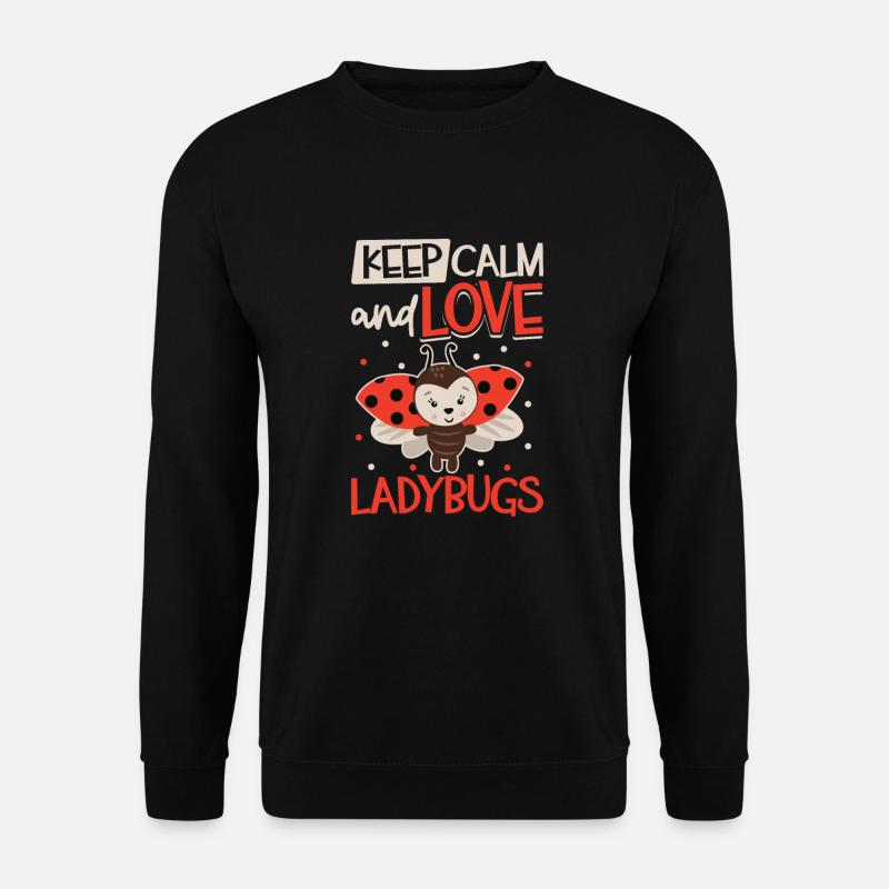 Ladybug Ladybug Entomology Insects - Unisex Sweatshirt - black