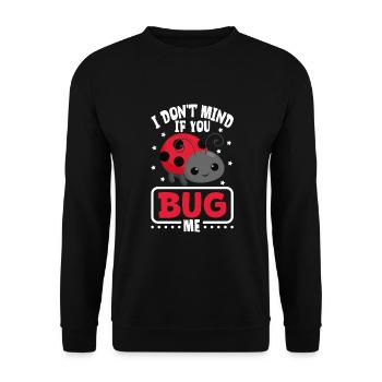 Ladybug Ladybug Entomology Insects - Unisex Sweatshirt - black - Front - Alina (178cm) & Michal (187cm)