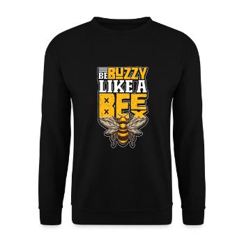 Apiculture apiculteur apiculteur rucher - Sweat-shirt Unisexe - noir - Devant - Alina (178cm) & Michal (187cm)