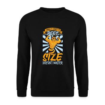 Rucher d'abeilles Apiculteur Rucher d'abeilles - Sweat-shirt Unisexe - noir - Devant - Alina (178cm) & Michal (187cm)