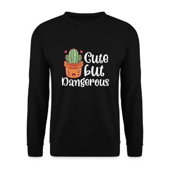 Garden Plants Gardener Plantation Nature Gift - Unisex Sweatshirt - black - Front - Alina (178cm) & Michal (187cm)